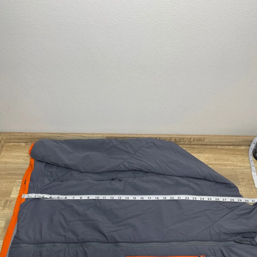 The North Face Ventrix Hooded Jacket Mens XXL Grey Orange Insulated Puffer Coat